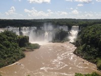 Falling Over Iguazu